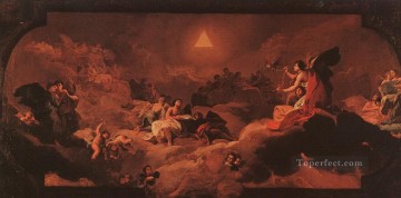 主の御名の礼拝 ロマンチックな現代フランシスコ・ゴヤ Oil Paintings
